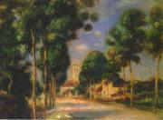 Pierre Renoir The Road To Essoyes painting